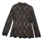 Ozbek Black Lace Blazer UK M