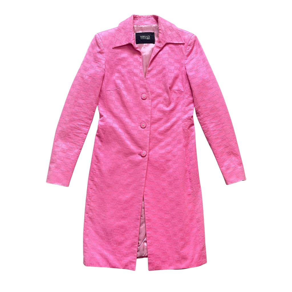 Versace Classic V2 UK12 Pink Skirt Suit