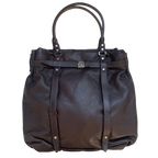 Lanvin Vintage Brown Soft Grained Leather Handbag