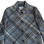 Prada Jacket IT 42 UK 10 Blue Checked