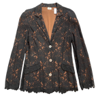 Ozbek Black Lace Blazer UK M