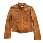 Armani Collezioni IT44 UK12 Jacket Brown Leather