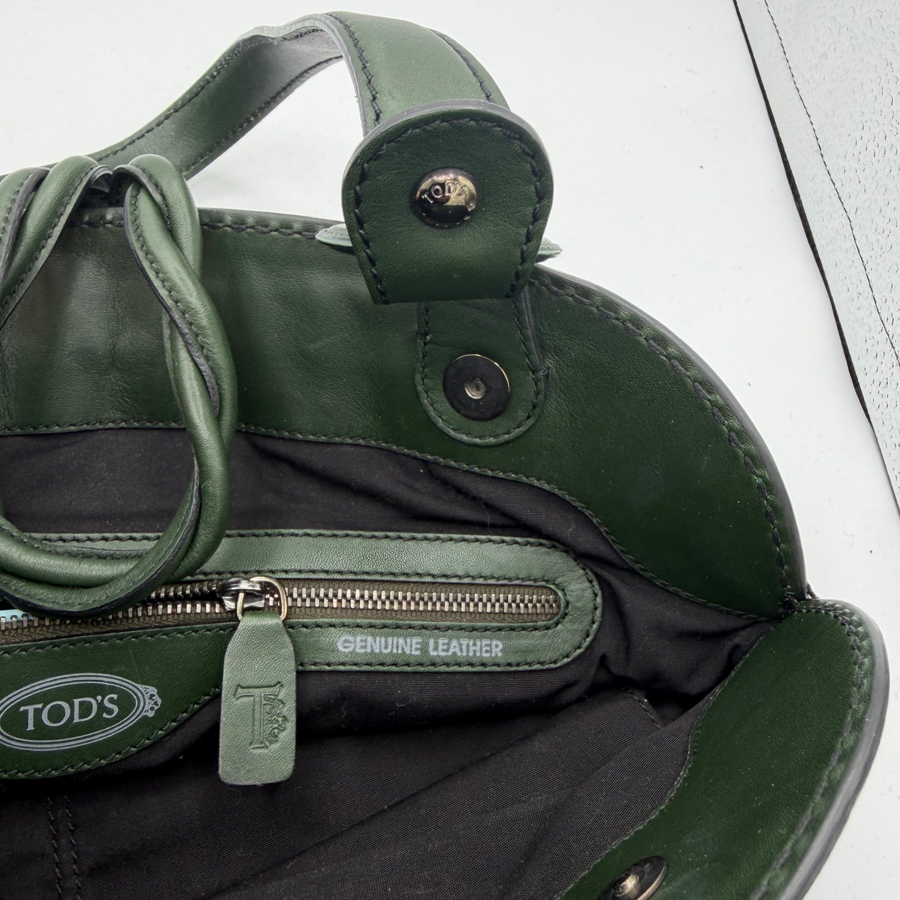 Tod's Green Vintage Handbag