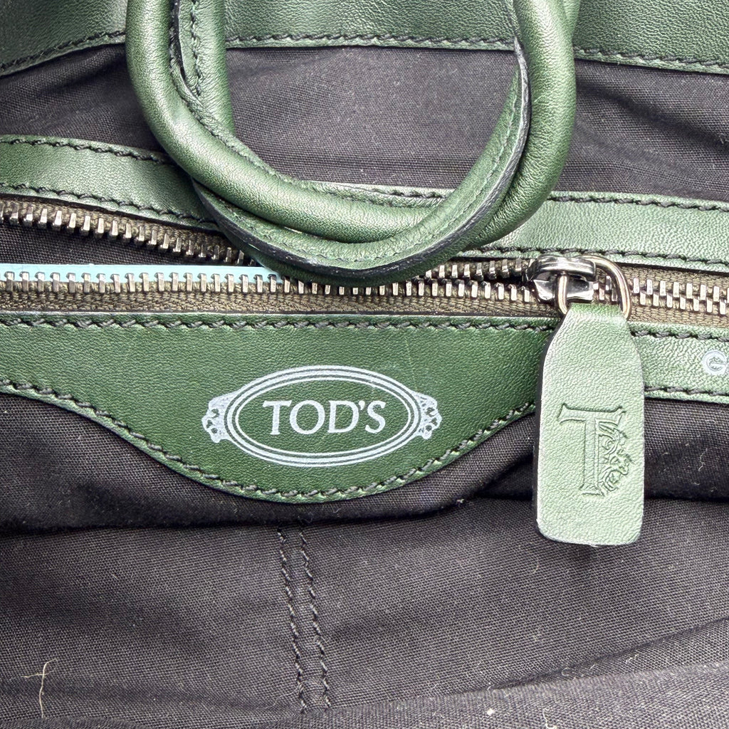 Tod's Green Vintage Handbag