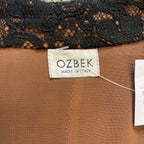 Ozbek Black Lace Blazer UK M