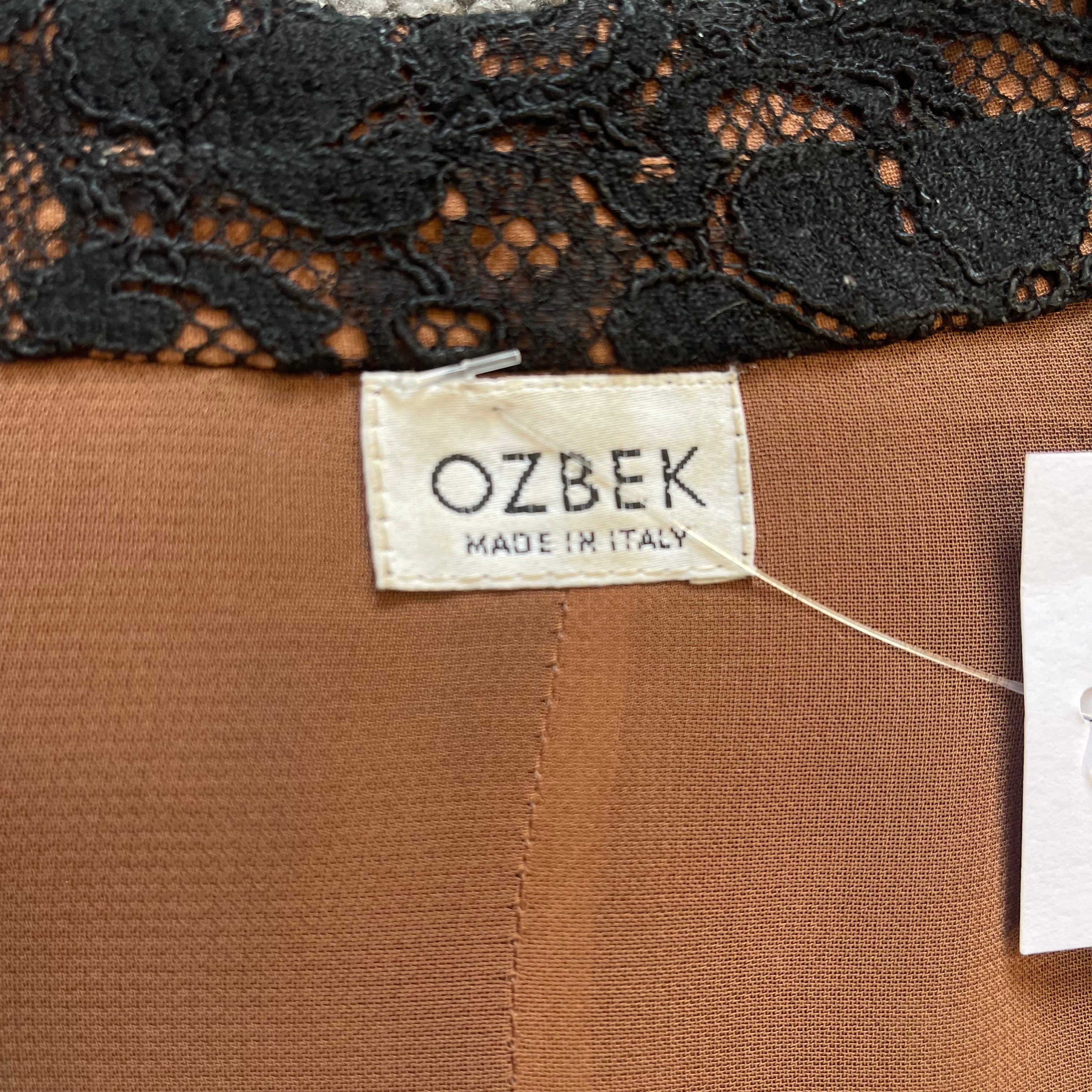 Ozbek Black Lace Blazer UK M