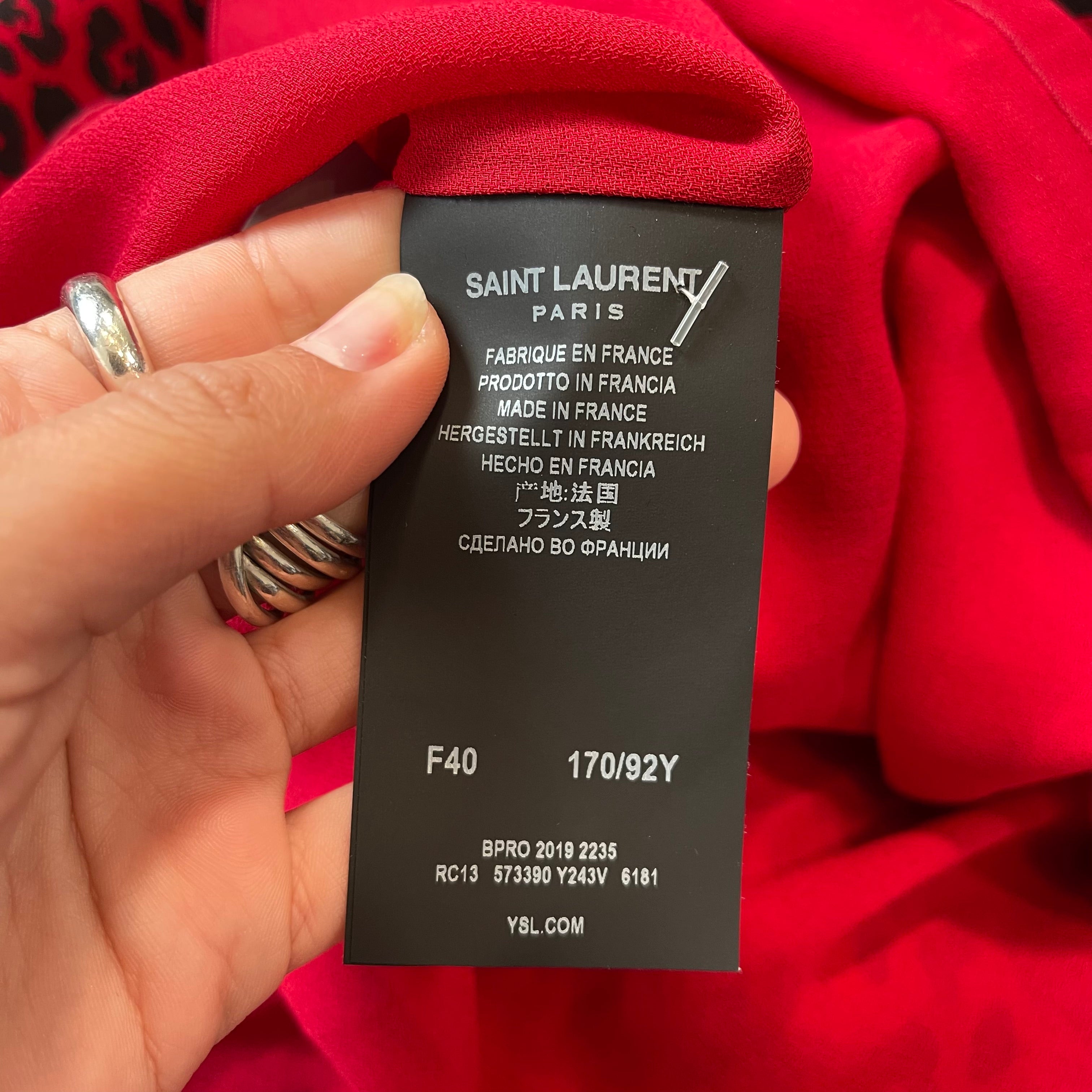 Saint Laurent Dress  FR40 UK12