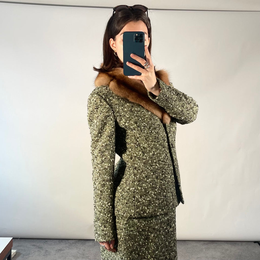 Dolce & Gabbana Tweed Suit  IT 46 UK 14