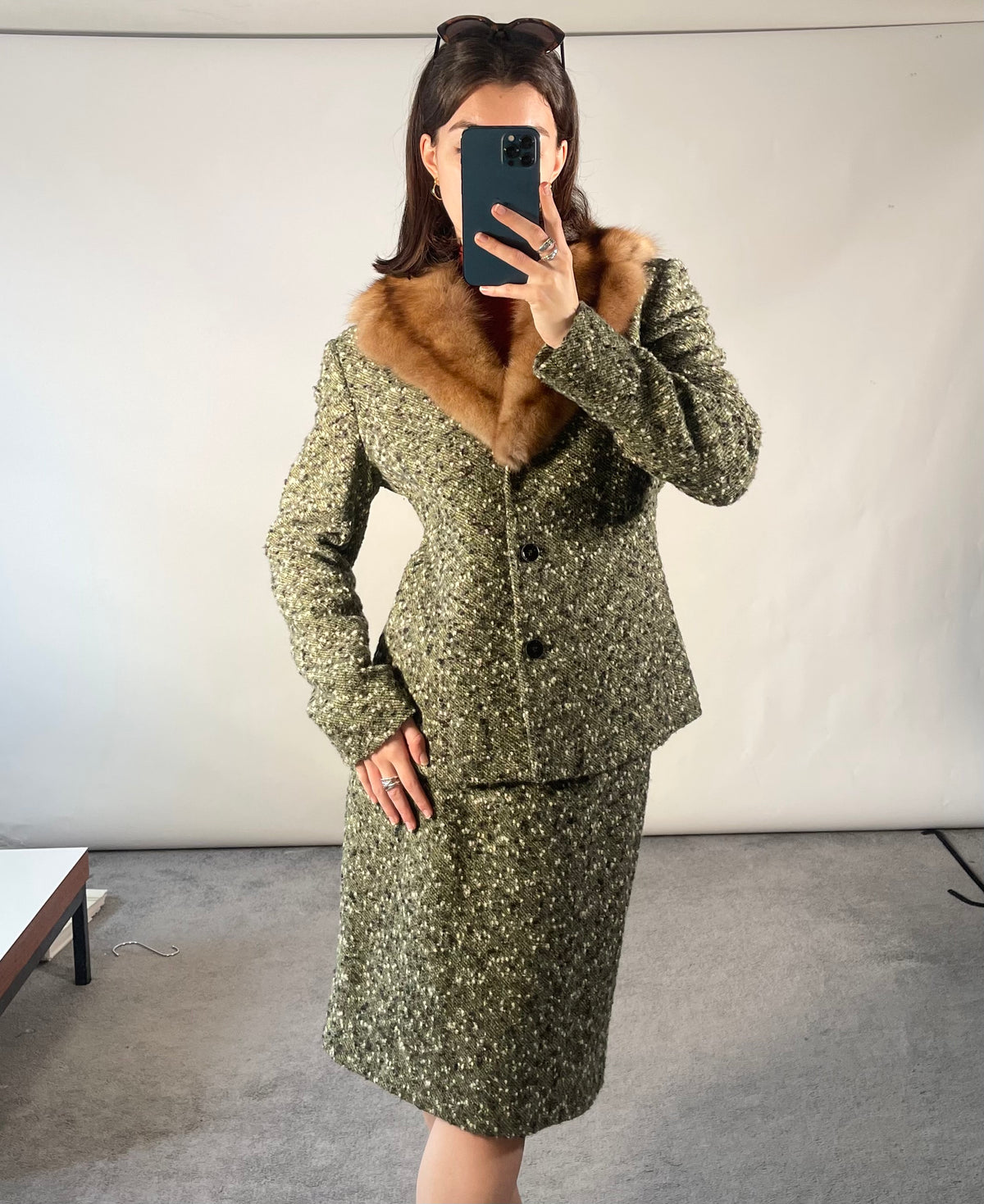 Dolce & Gabbana Tweed Suit  IT 46 UK 14