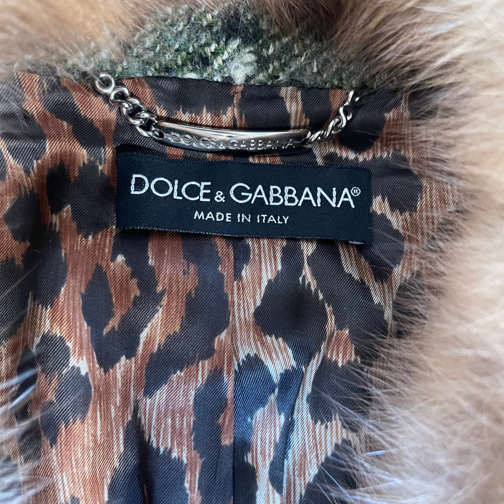 Dolce & Gabbana Tweed Suit  IT 46 UK 14