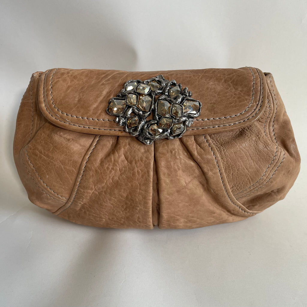 Miu Miu Vintage Beige Clutch Bag