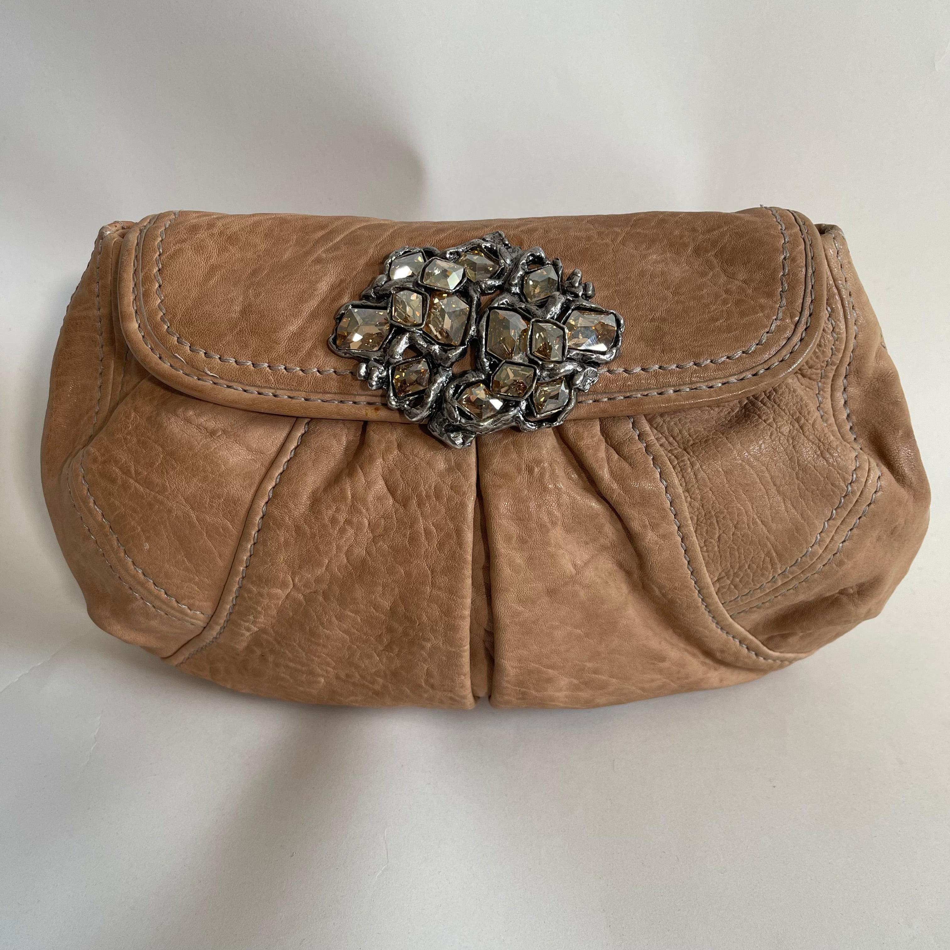 Miu Miu Vintage Beige Clutch Bag