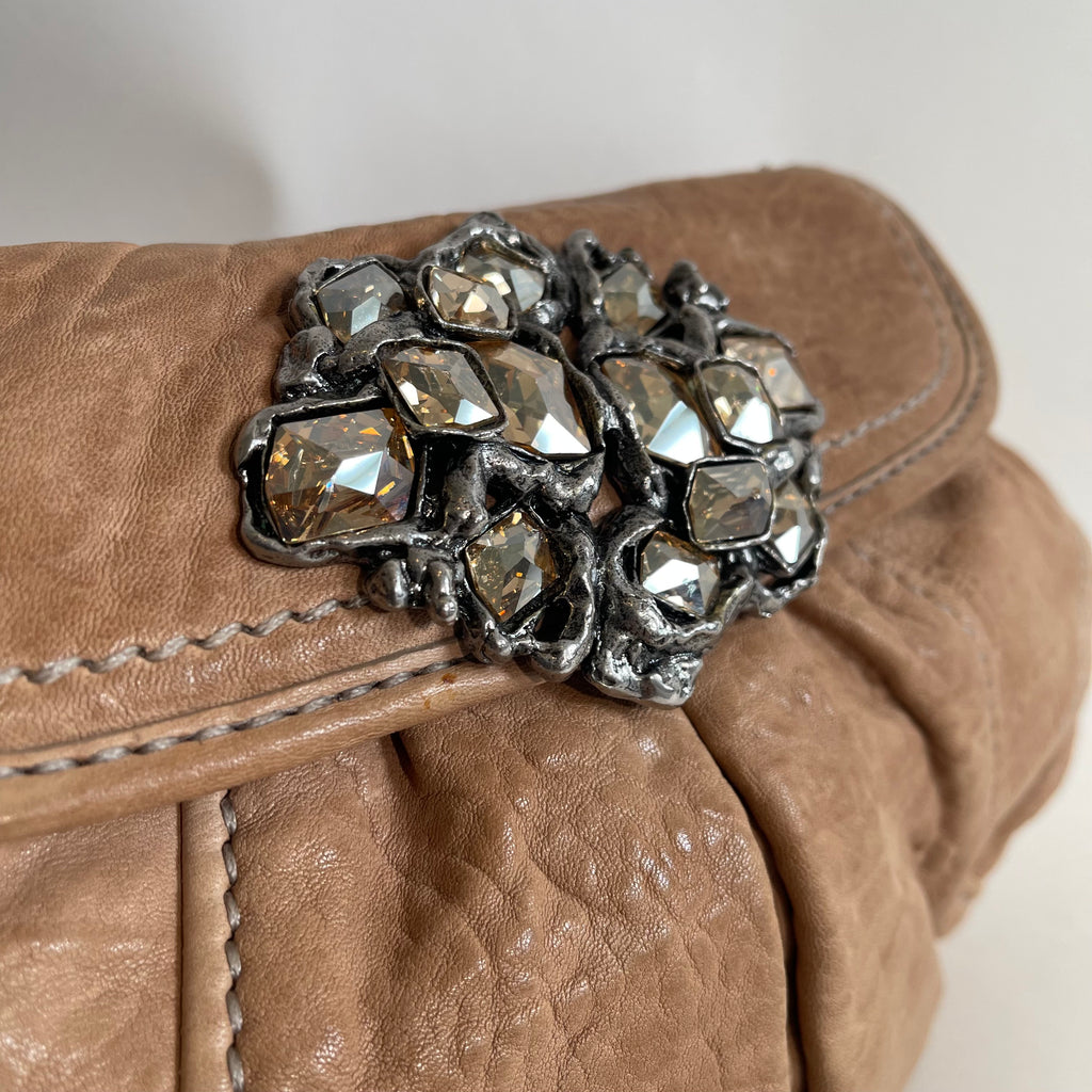 Miu Miu Vintage Beige Clutch Bag
