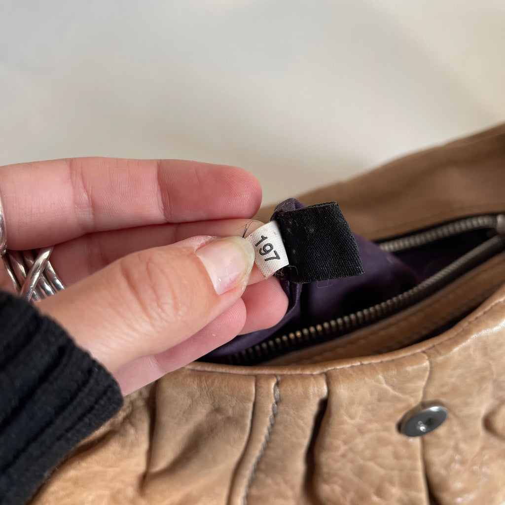 Miu Miu Vintage Beige Clutch Bag