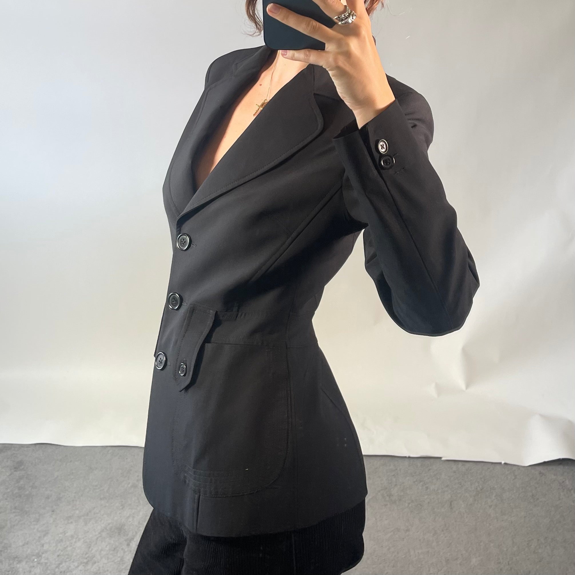 Joseph IT40 UK8 Black Blazer