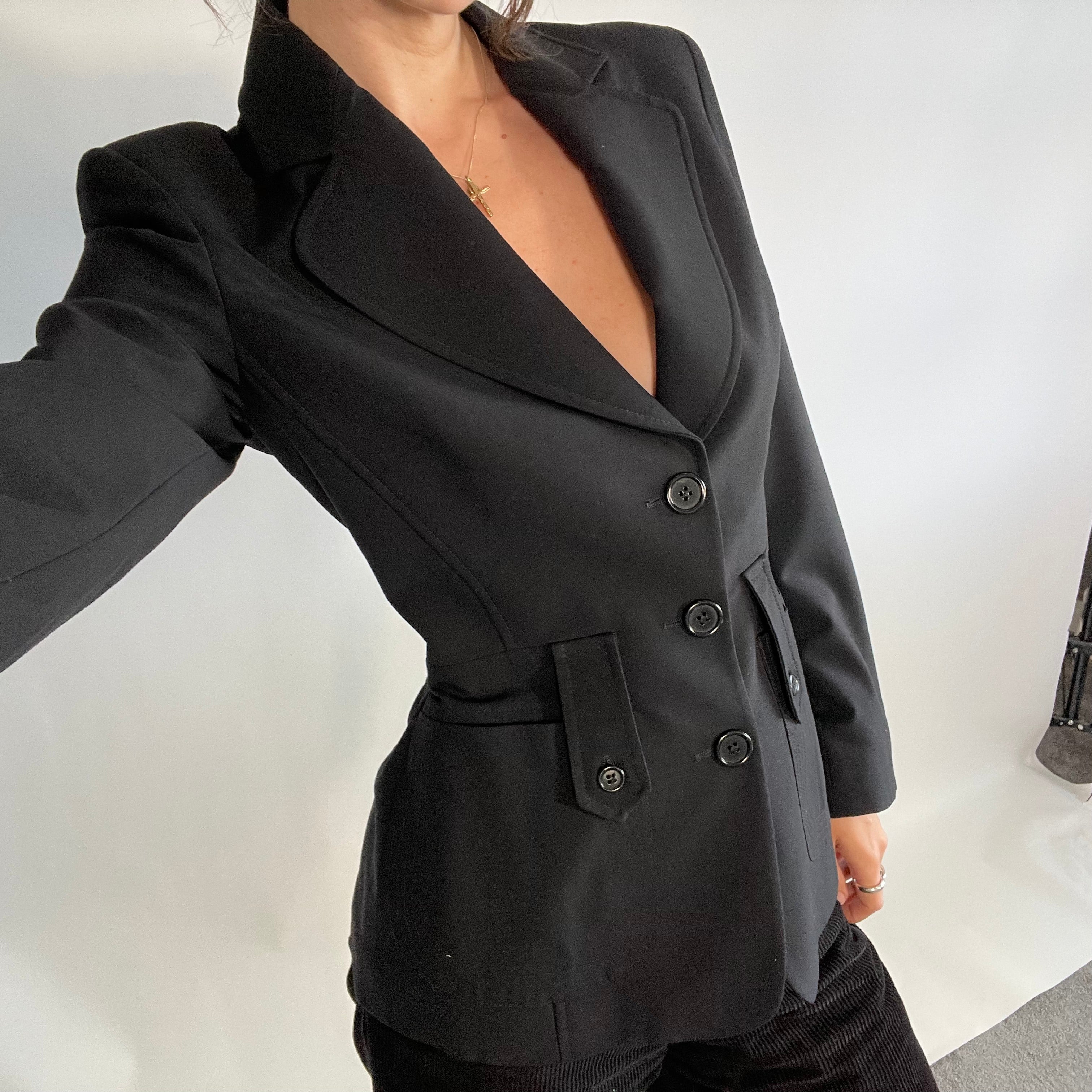 Joseph IT40 UK8 Black Blazer