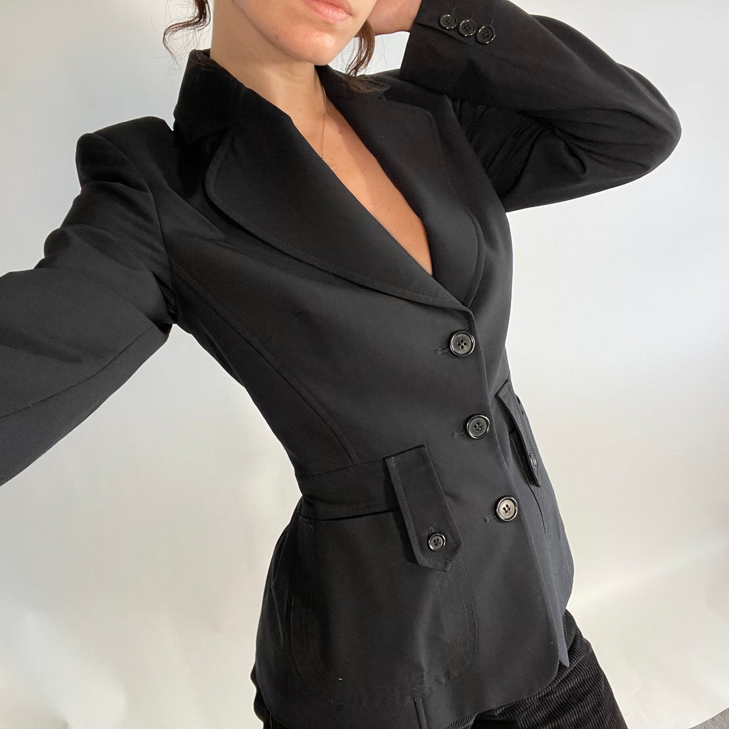 Joseph IT40 UK8 Black Blazer