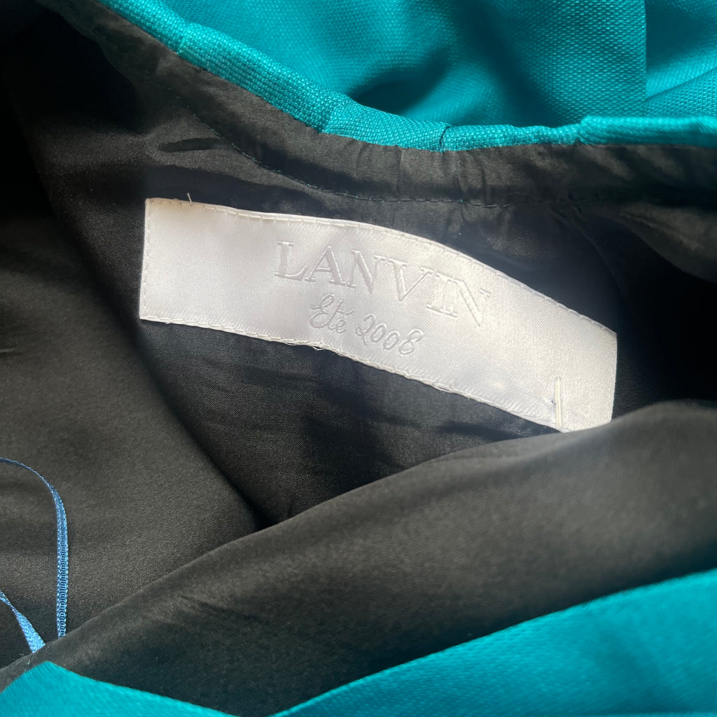 LANVIN vintage 2008 Silk Dress UK S