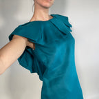 LANVIN vintage 2008 Silk Dress UK S