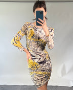 Emilio Pucci Yellow Dress UK S