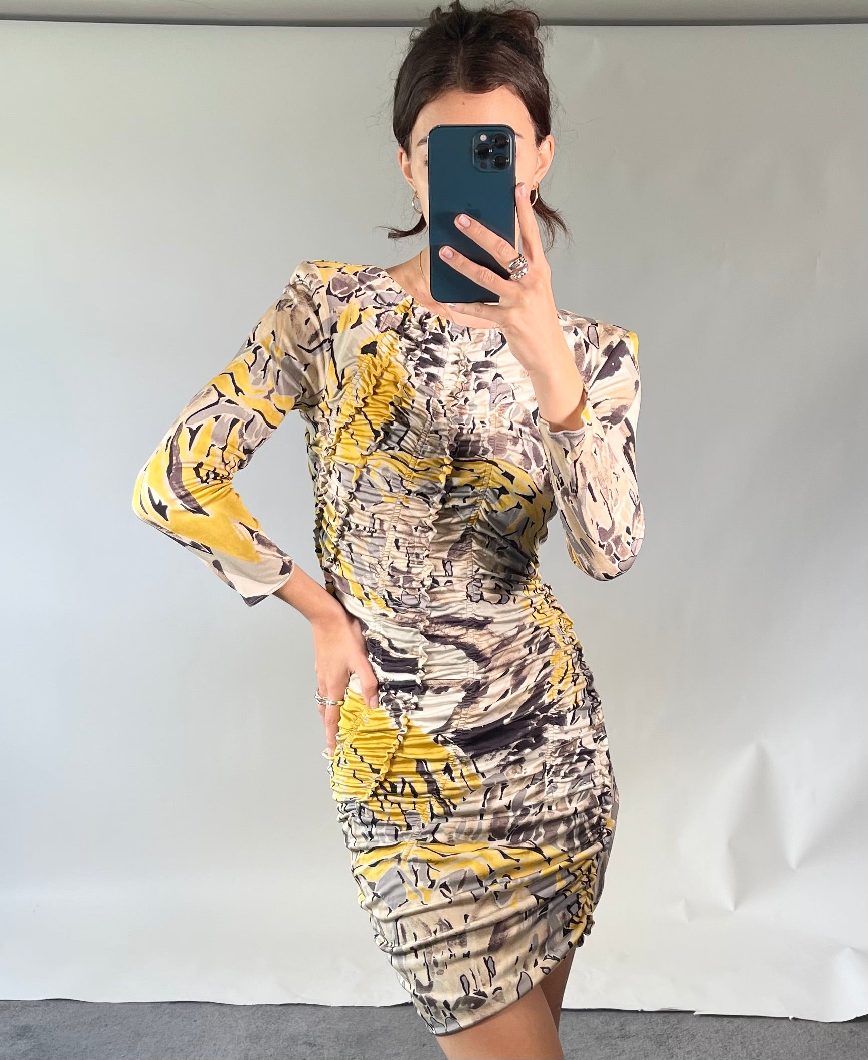 Emilio Pucci Yellow Dress UK S