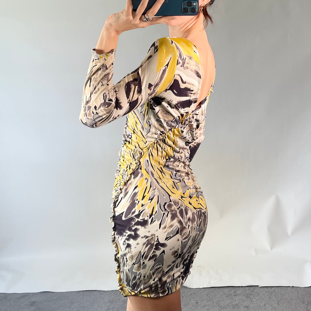Emilio Pucci Yellow Dress UK S