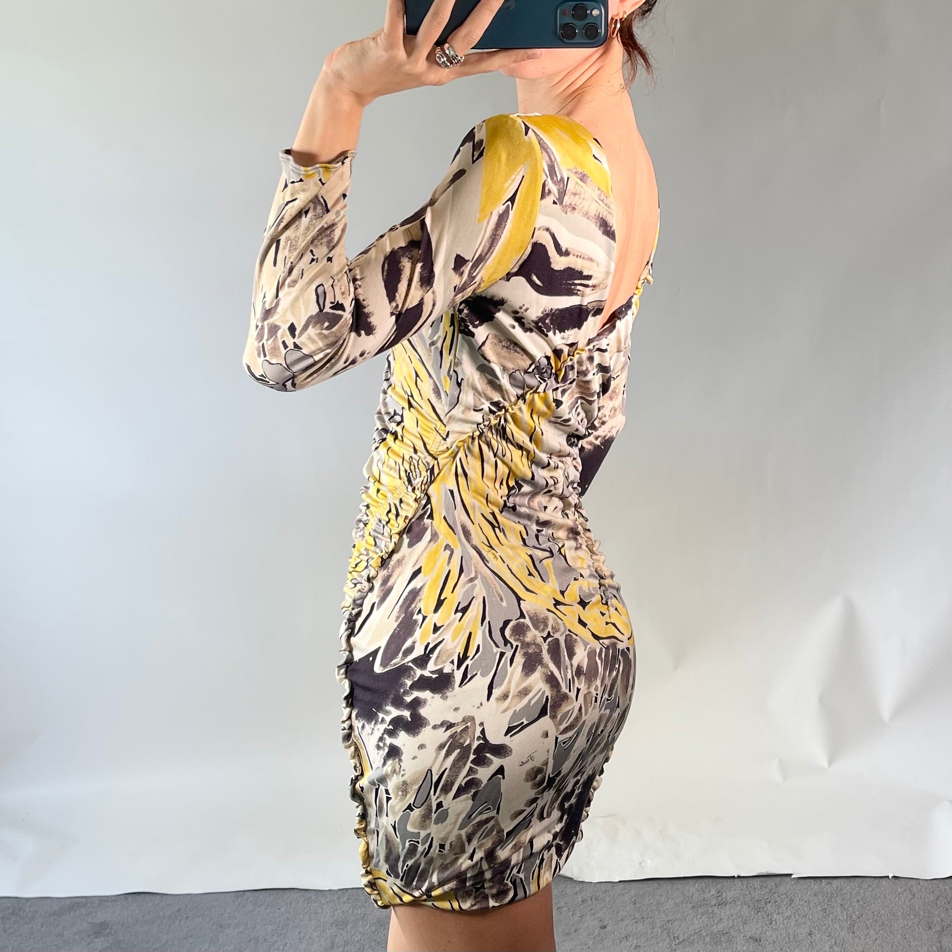 Emilio Pucci Yellow Dress UK S