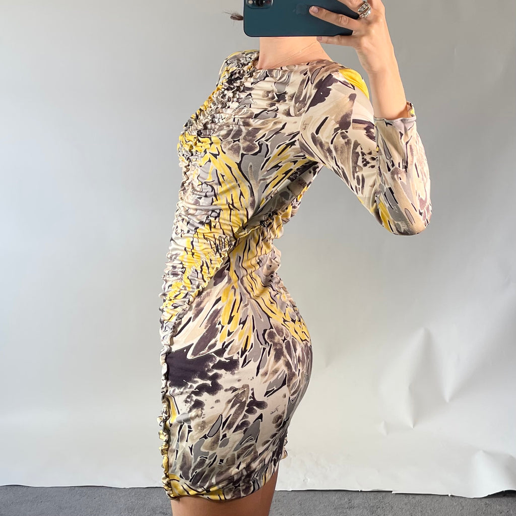 Emilio Pucci Yellow Dress UK S