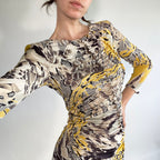 Emilio Pucci Yellow Dress UK S
