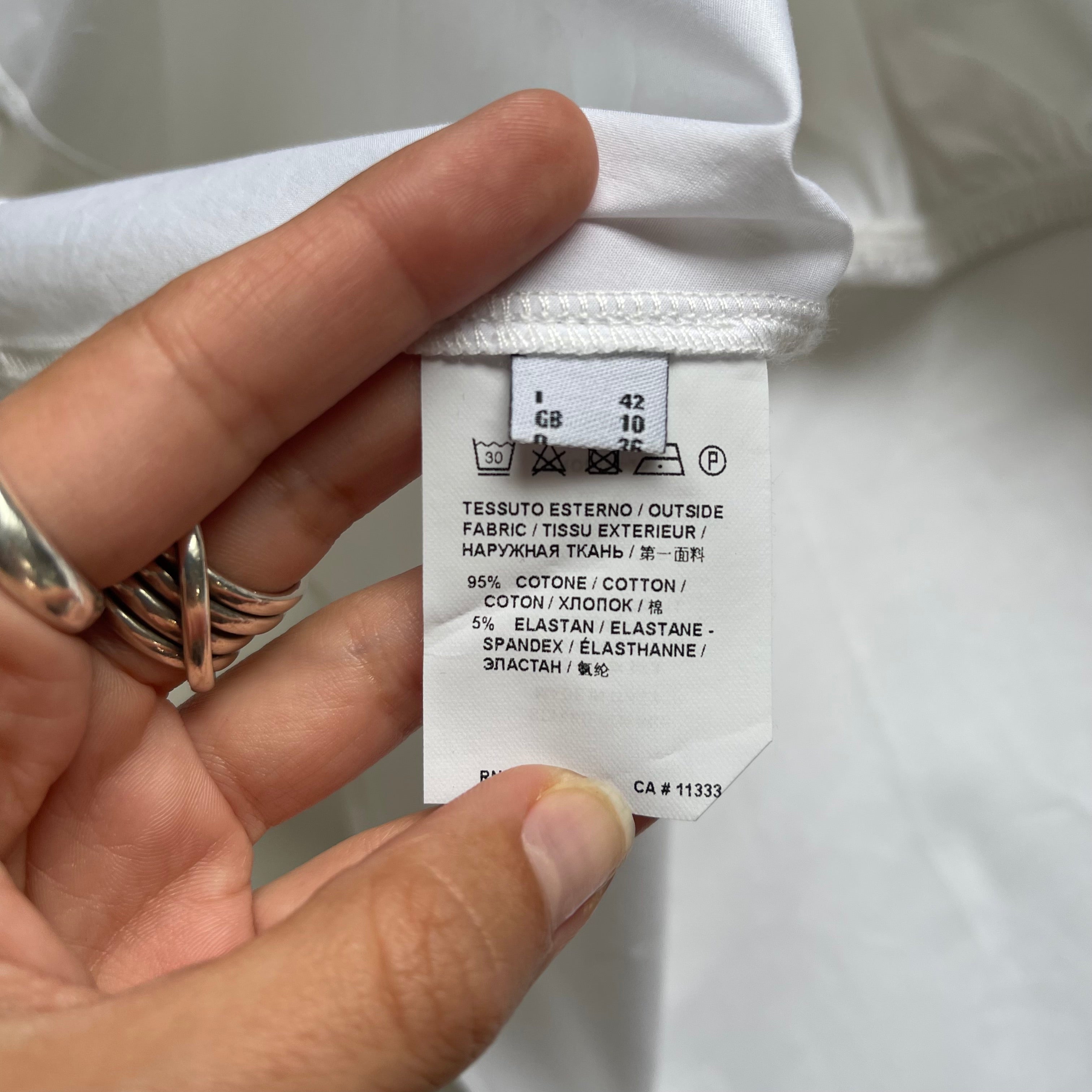 Pinko UK 10 White Top