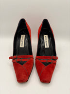 Manolo Blahnik Red Vintage Shoes EU 36 UK 3