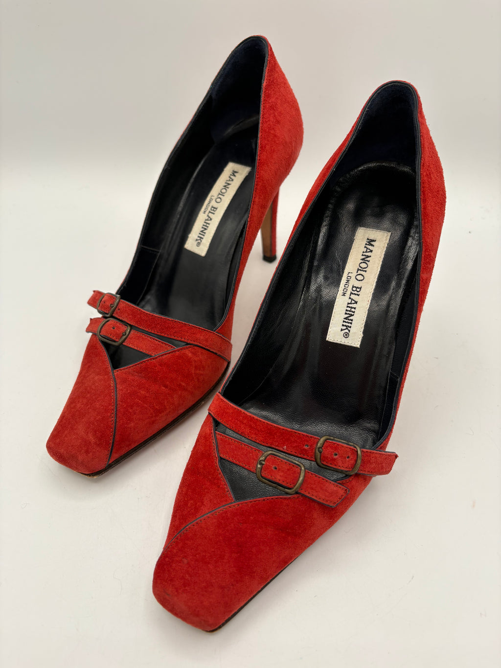 Manolo Blahnik Red Vintage Shoes EU 36 UK 3