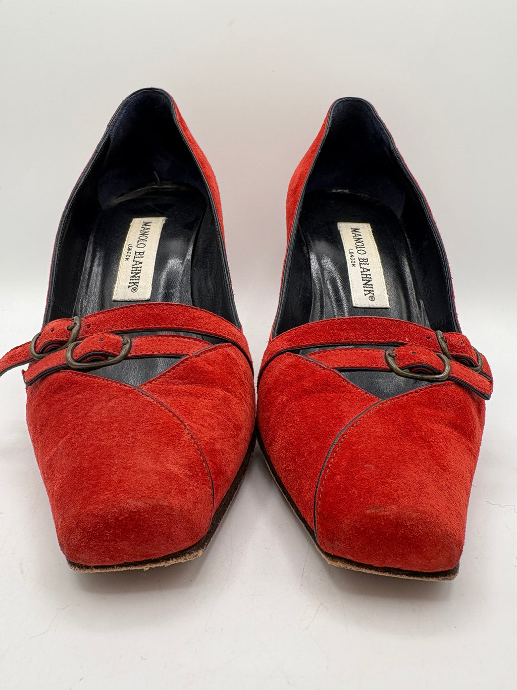 Manolo Blahnik Red Vintage Shoes EU 36 UK 3