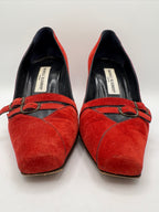 Manolo Blahnik Red Vintage Shoes EU 36 UK 3