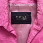 Versace Classic V2 UK12 Pink Skirt Suit