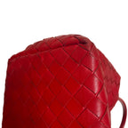 Bottega Veneta Intrecciato Red Tote Bag