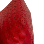 Bottega Veneta Intrecciato Red Tote Bag