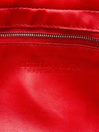 Bottega Veneta Intrecciato Red Tote Bag