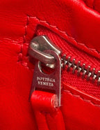 Bottega Veneta Intrecciato Red Tote Bag