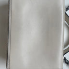 Bottega Veneta Alumna White Intrecciato Nappa Leather Embroidered Shoulder Bag