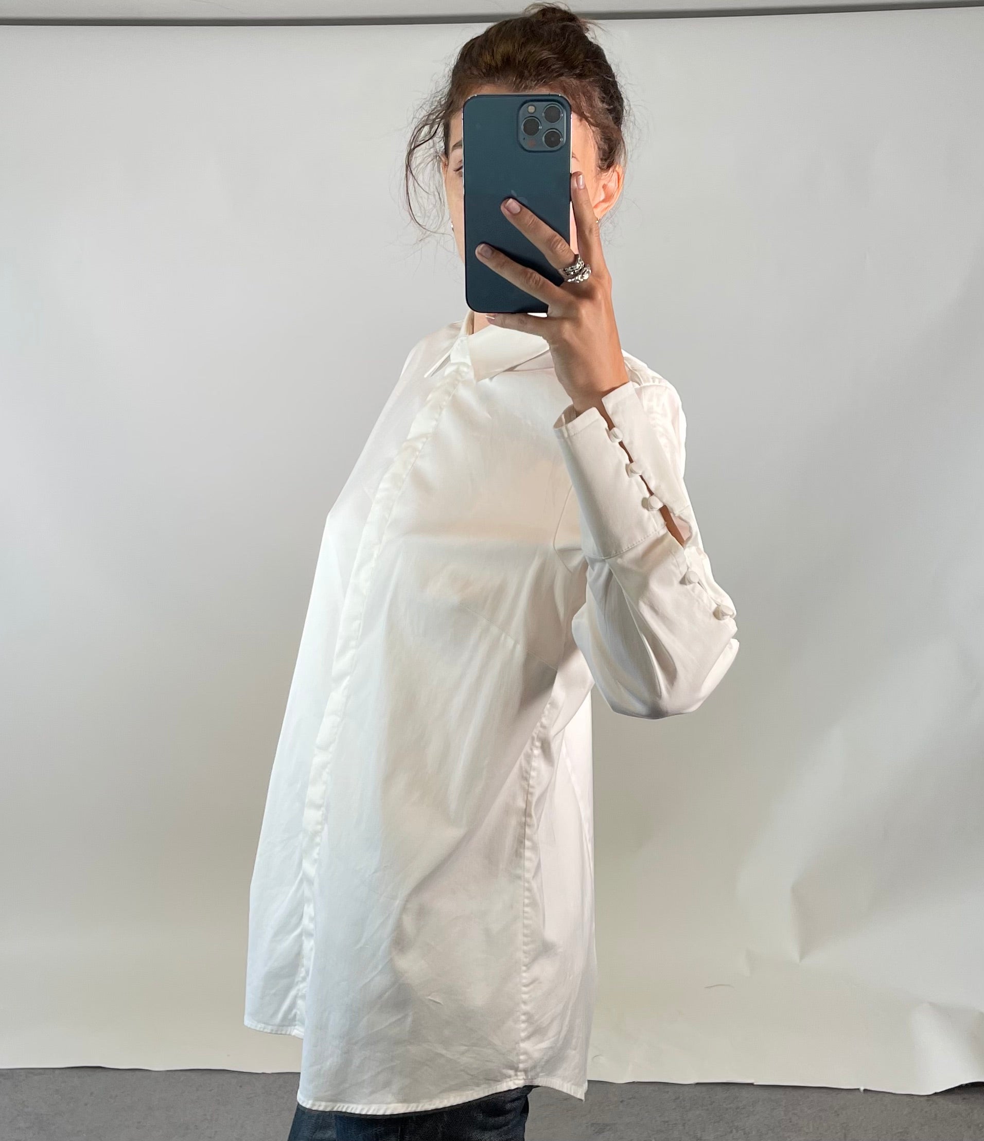 Marc Cain N6 UK 18 White Shirt