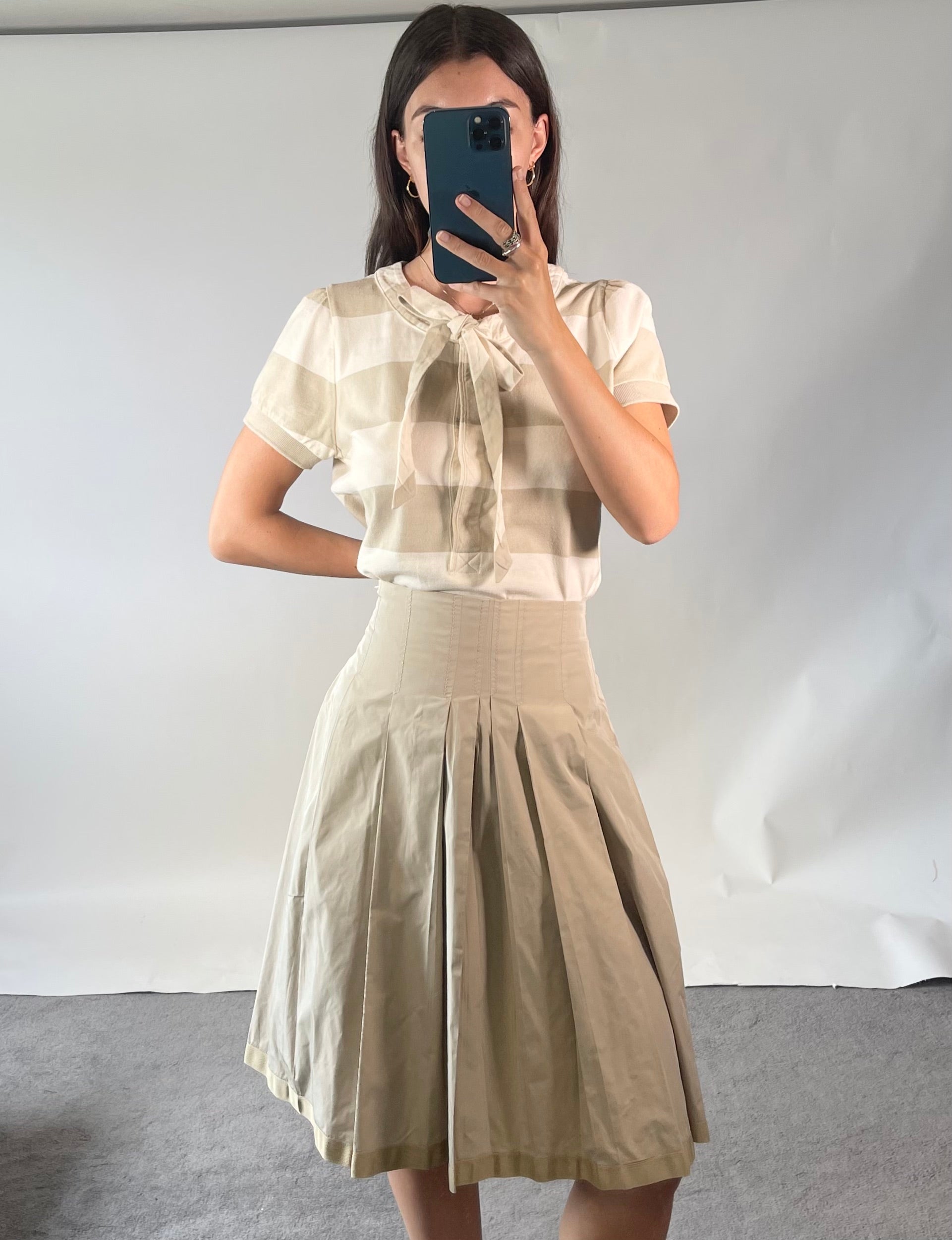 Mr & Mrs MacLeod EU36 UK8 Beige Skirt