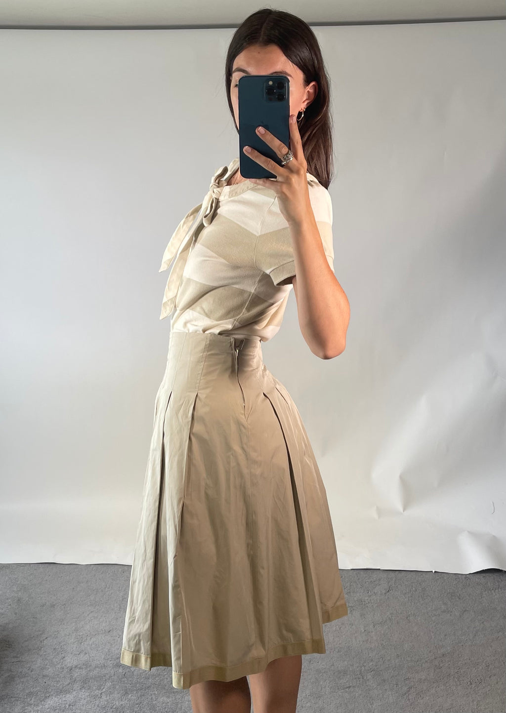 Mr & Mrs MacLeod EU36 UK8 Beige Skirt