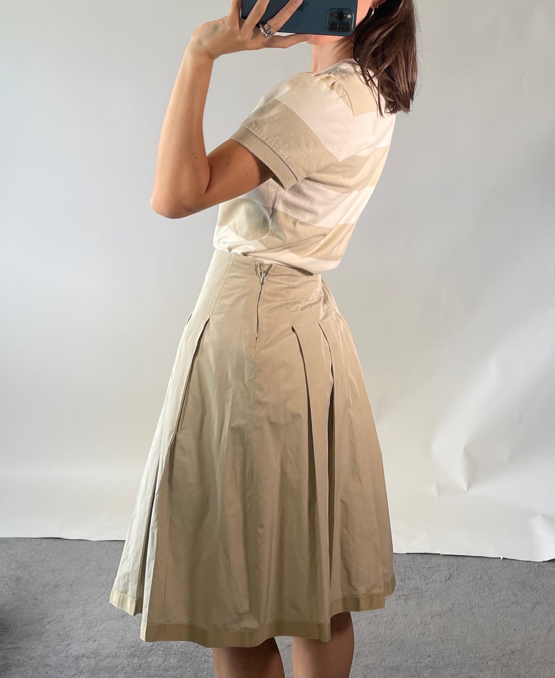 Mr & Mrs MacLeod EU36 UK8 Beige Skirt