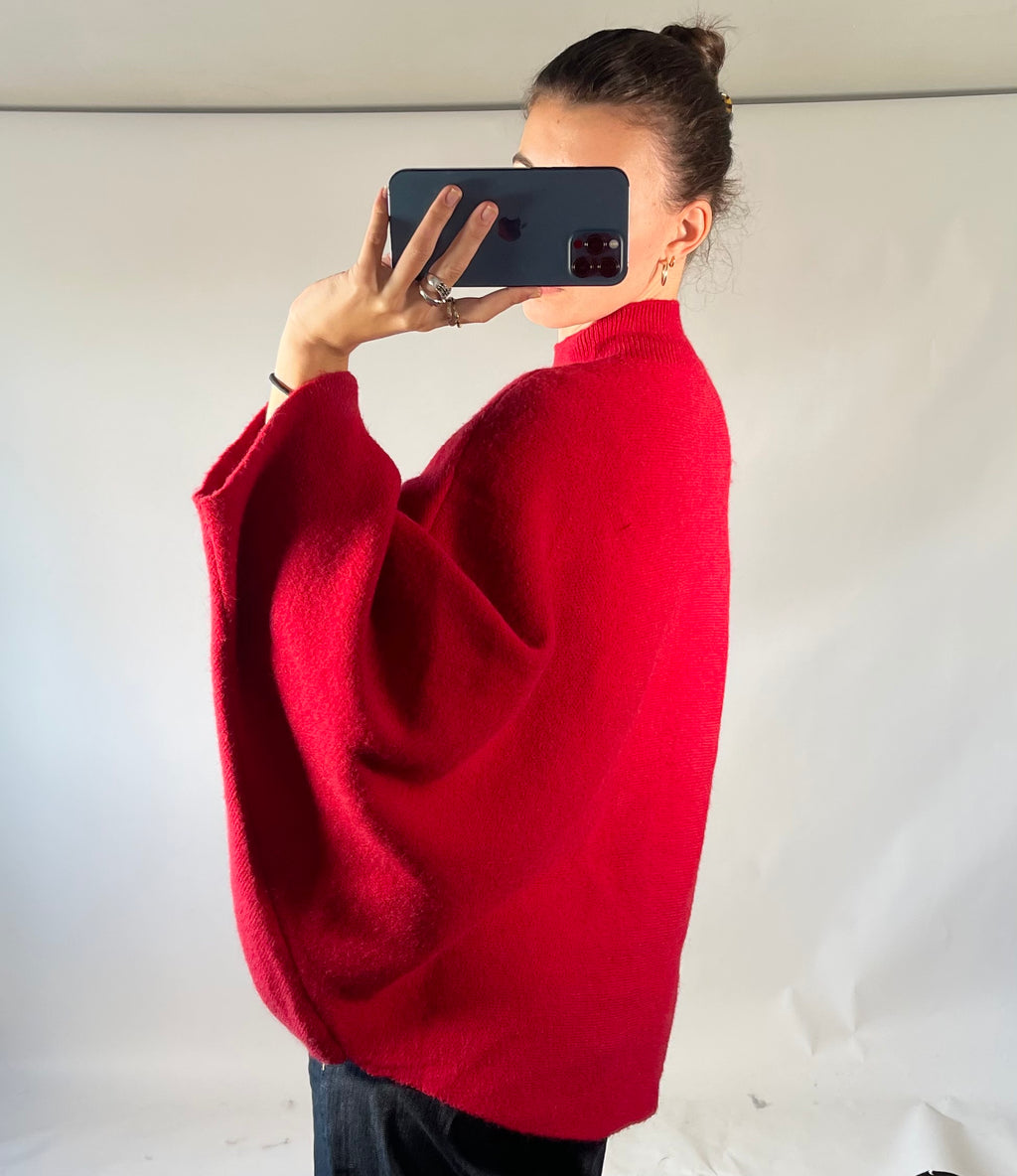Enzoria Red Poncho