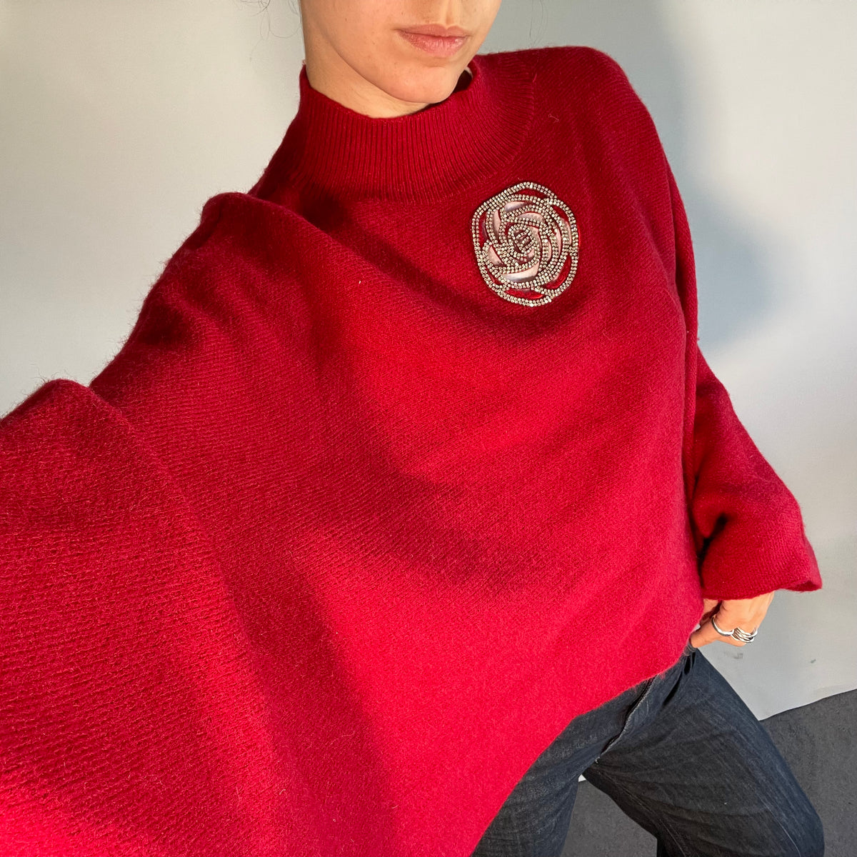 Enzoria Red Poncho