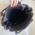 Lanvin Vintage Brown Soft Grained Leather Handbag