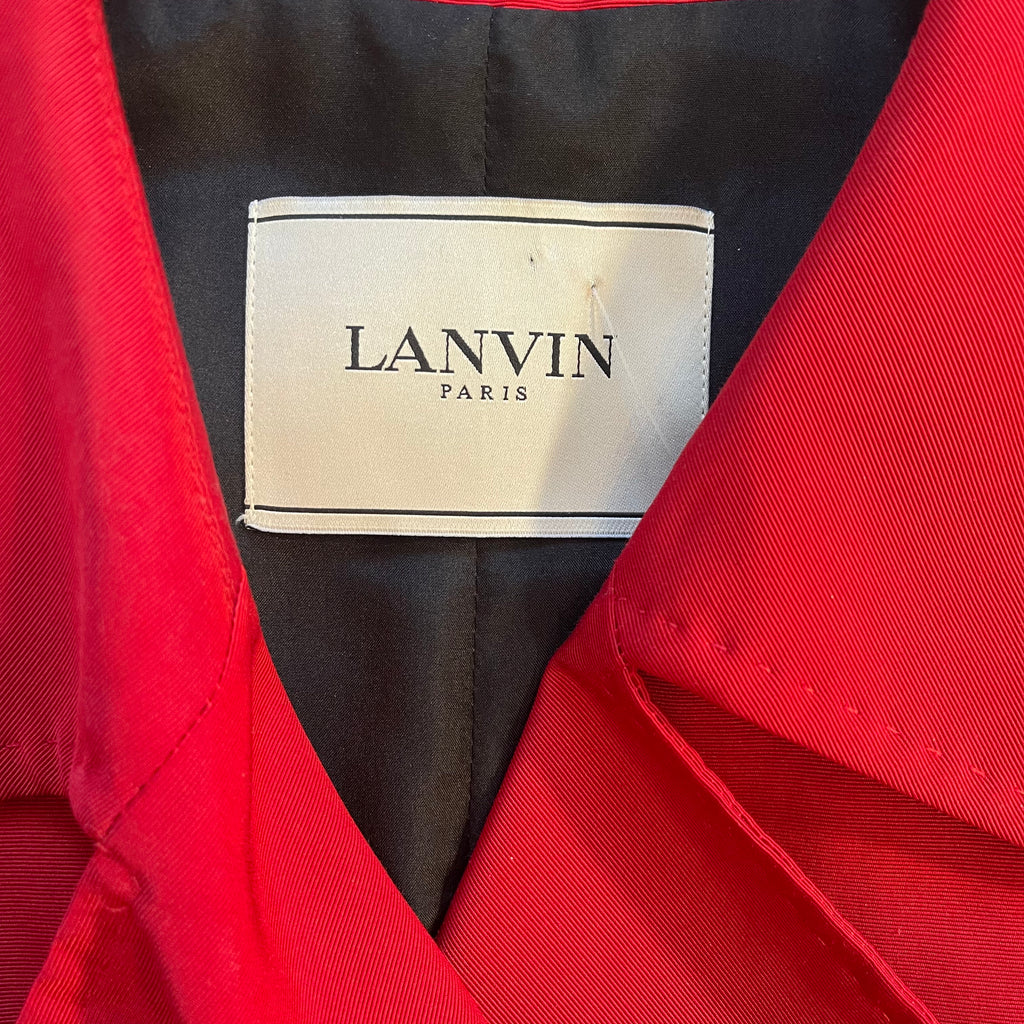 Lanvin UK10 Fr 38 Red Coat