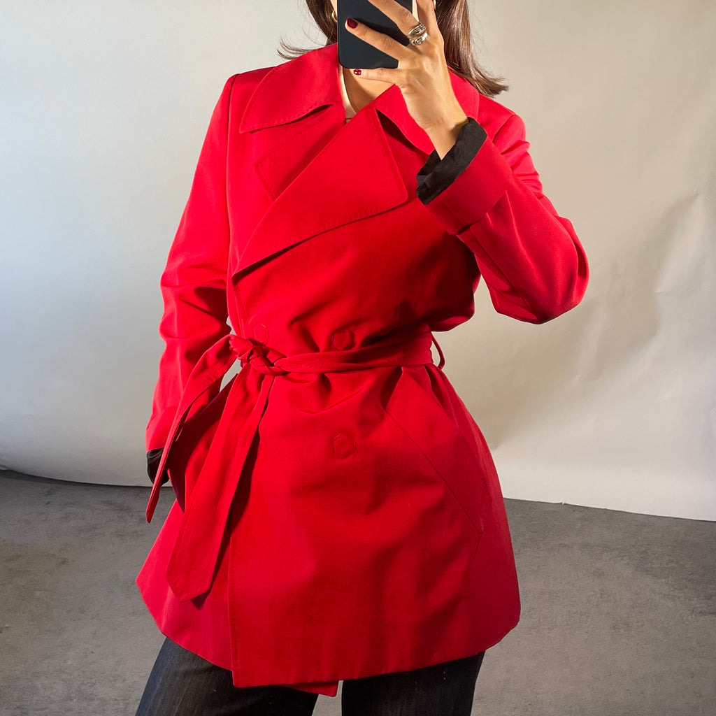 Lanvin UK10 Fr 38 Red Coat