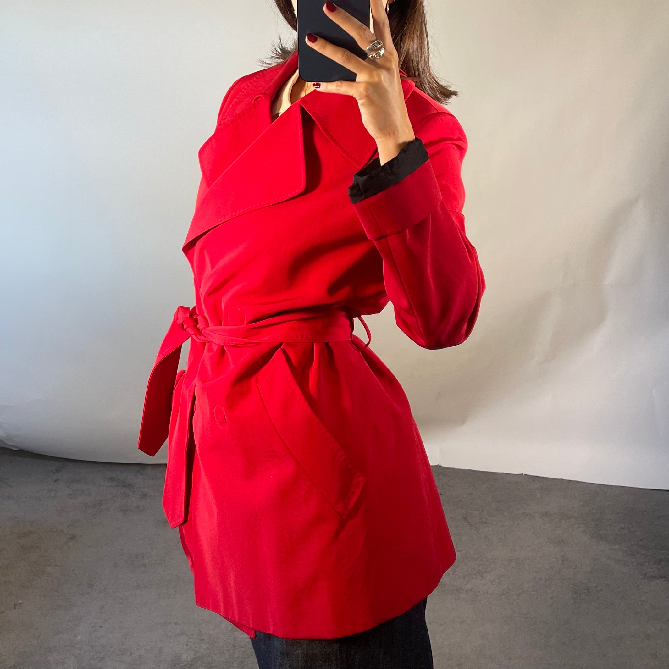 Lanvin UK10 Fr 38 Red Coat